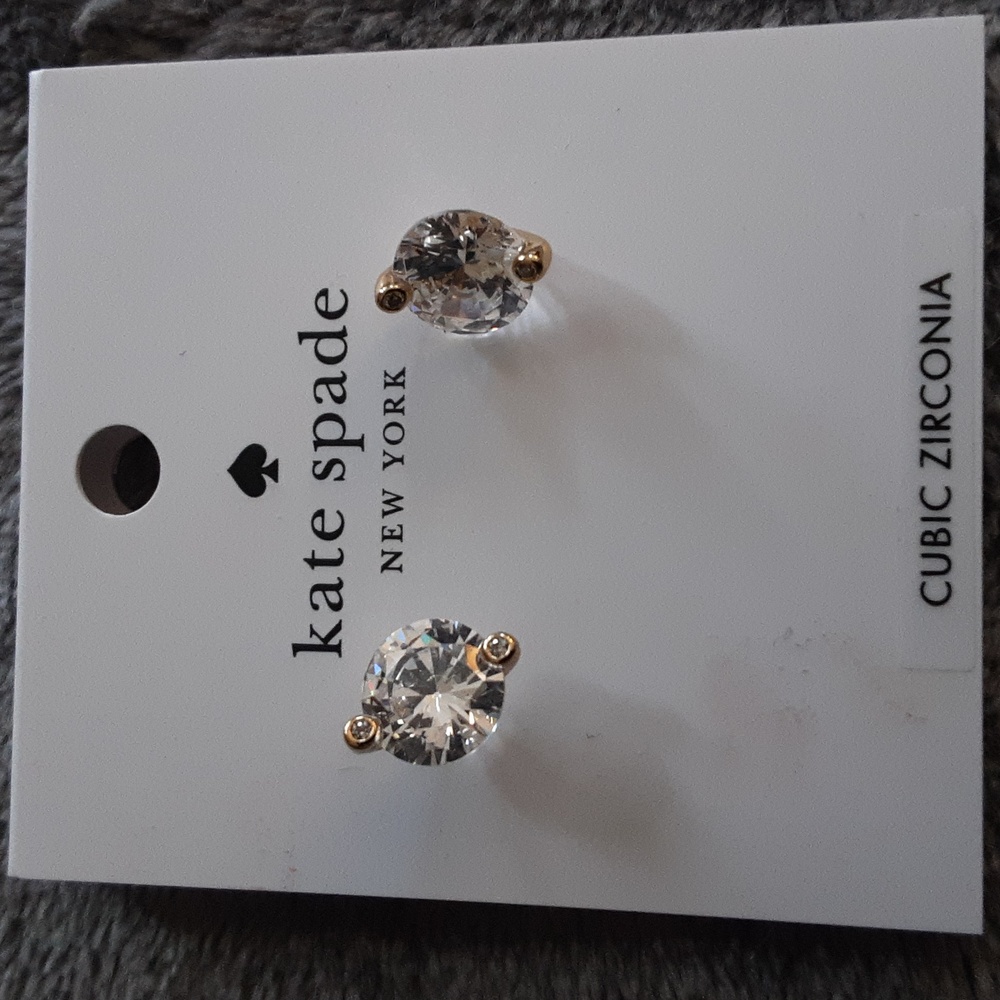 Kate Spade Duo Prong CZ Brilliant studs